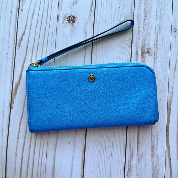 RADLEY LONDON Handbags - Radley London Selby Crescent Leather Wallet Azure